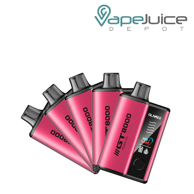 Glamee GT8000 Disposable 5 Pack Bundle