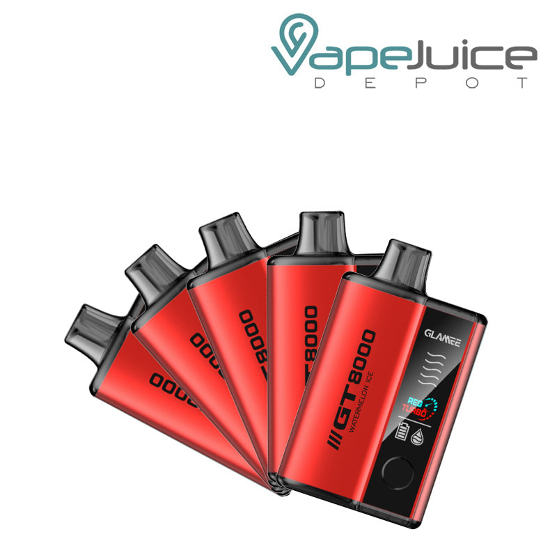 Glamee GT8000 Disposable 5 Pack Bundle