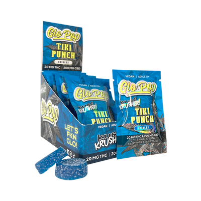 Tiki Punch GLO POP Kube Krusher Gummies Best Sales Price - Gummies