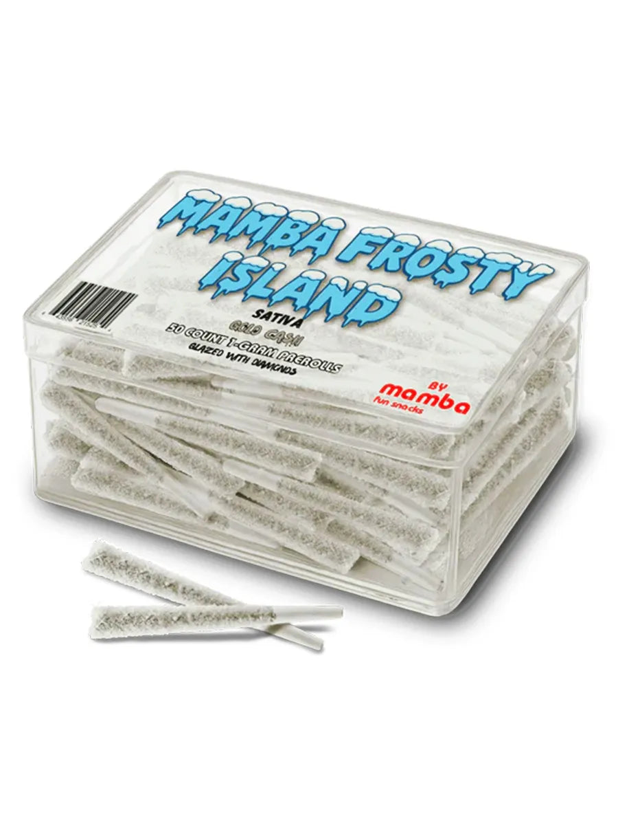 Gold Gash Mamba Frosty Island Glazed With Diamonds Pre-Rolls 50ct 1G