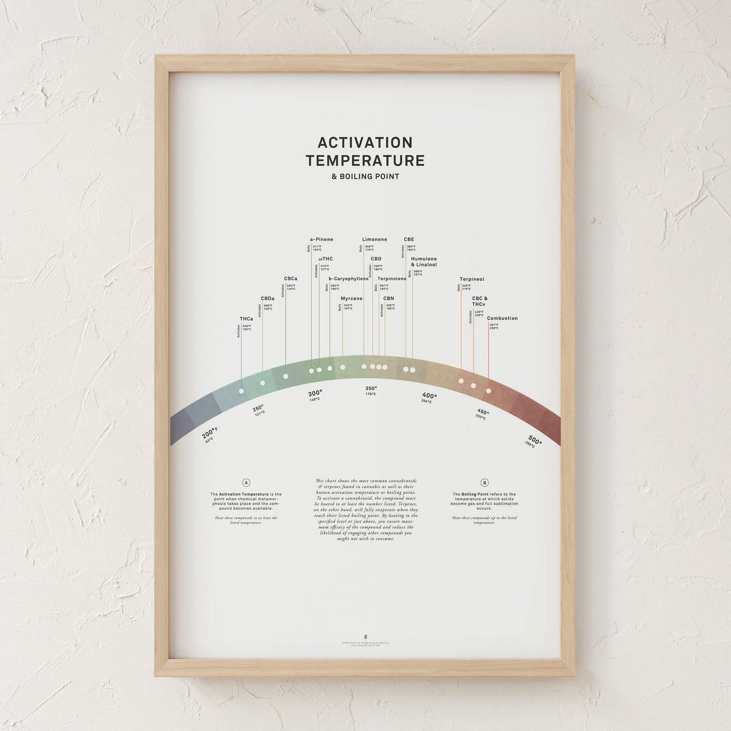 GoldLeaf Activation Temperature and Boiling Point Print Best Sales Price - Art Prints