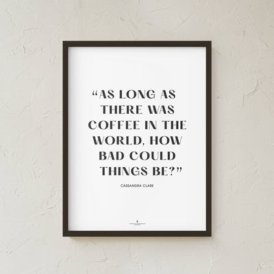 GoldLeaf Cassandra Clare Quote Print Best Sales Price - Art Prints