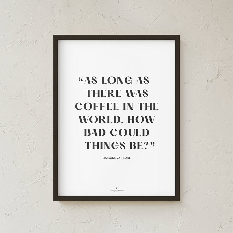 GoldLeaf Cassandra Clare Quote Print Best Sales Price - Art Prints