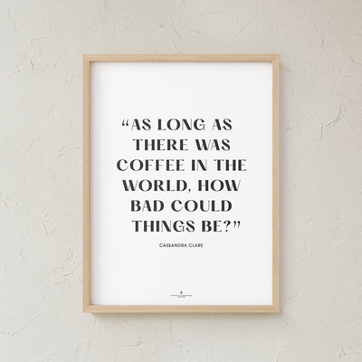 GoldLeaf Cassandra Clare Quote Print Best Sales Price - Art Prints