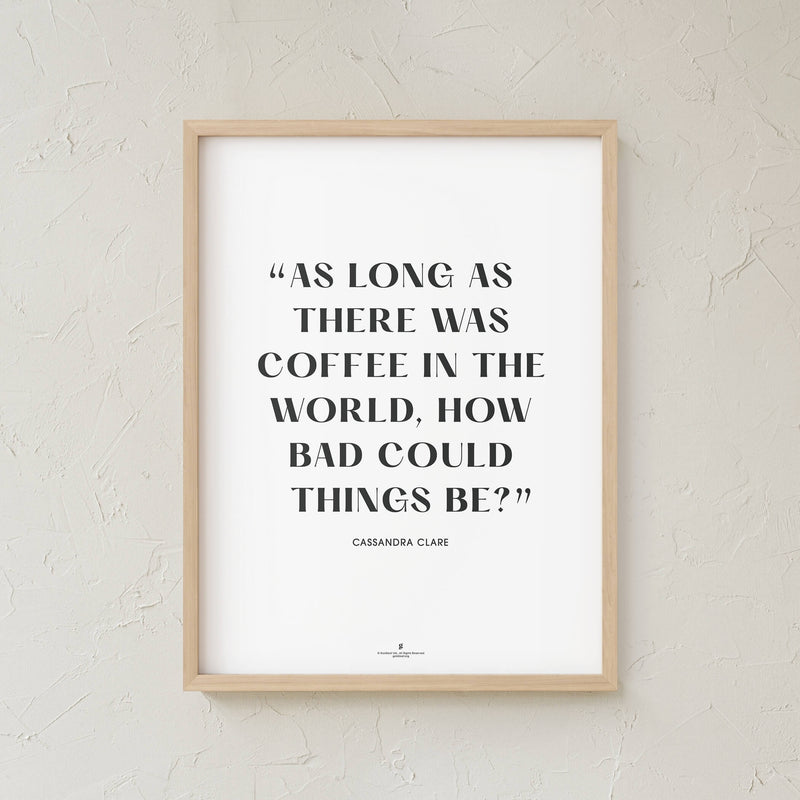 GoldLeaf Cassandra Clare Quote Print Best Sales Price - Art Prints
