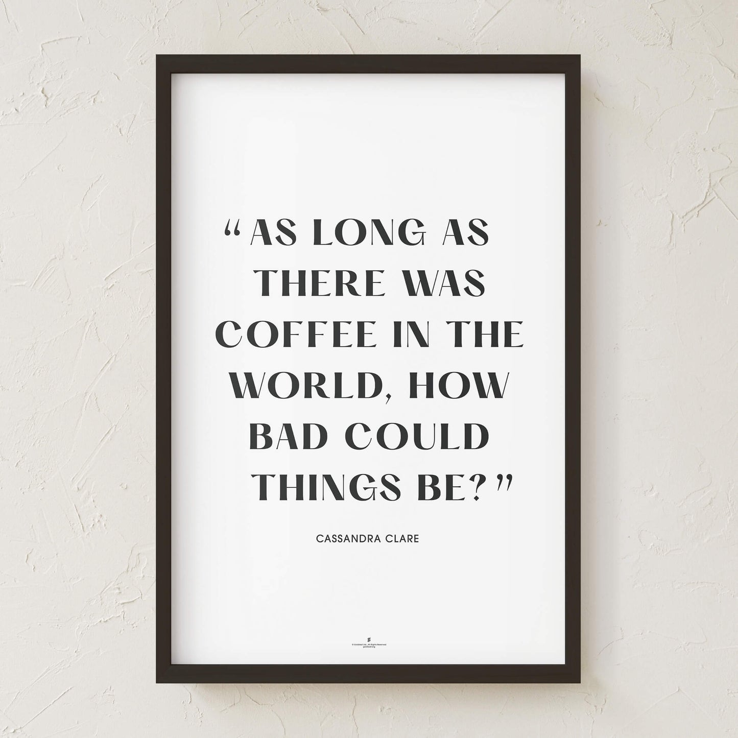 GoldLeaf Cassandra Clare Quote Print Best Sales Price - Art Prints