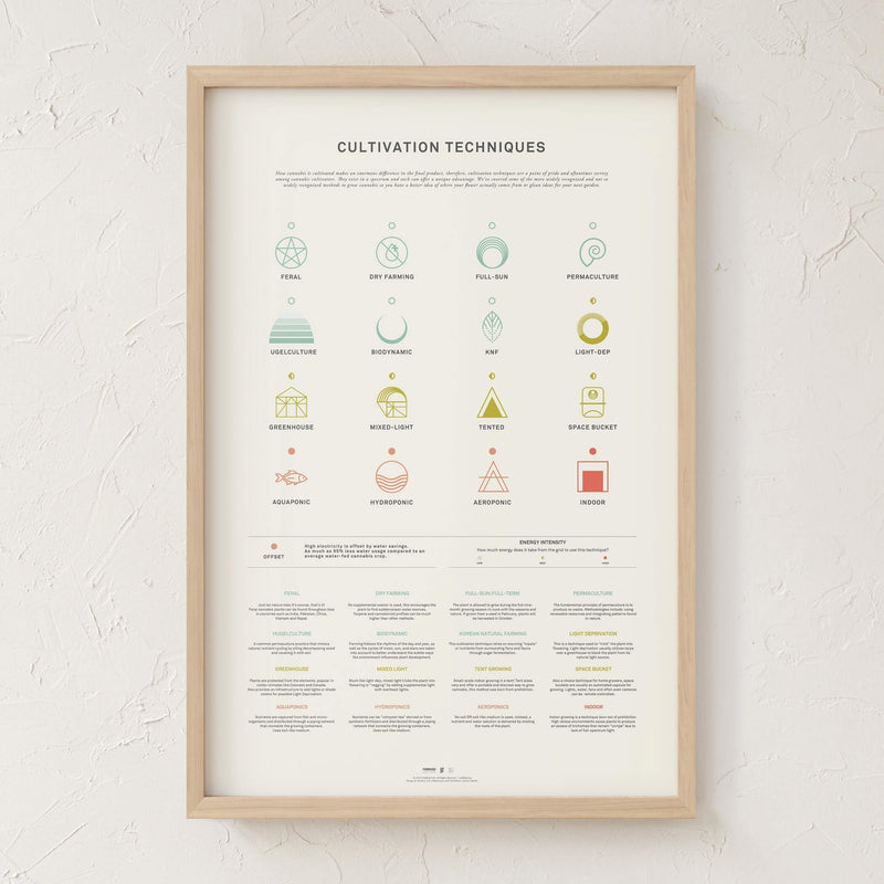 GoldLeaf Cannabis Cultivation Techniques Print Best Sales Price - Art Prints
