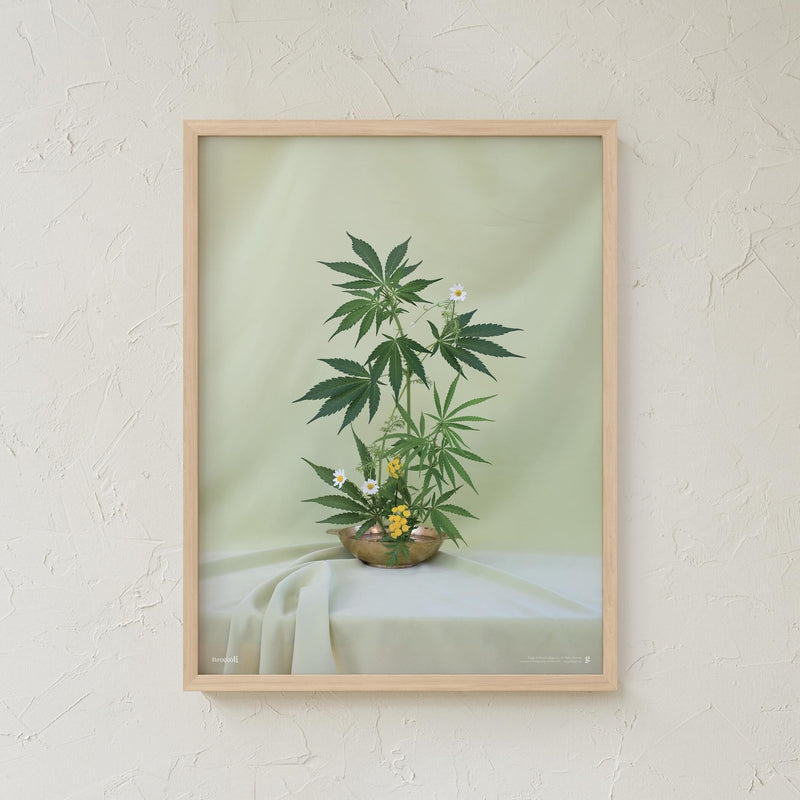 GoldLeaf Green Ikebana Art Print Best Sales Price - Art Prints