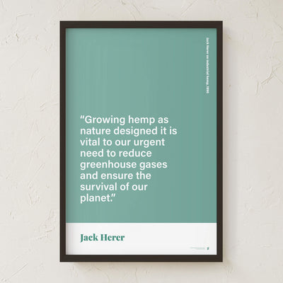 GoldLeaf Jack Herer Quote Print Best Sales Price - Art Prints