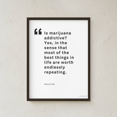 GoldLeaf Richard Neville Quote Art Print Best Sales Price - Art Prints