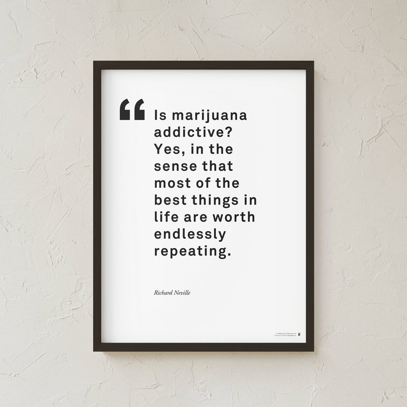 GoldLeaf Richard Neville Quote Art Print Best Sales Price - Art Prints