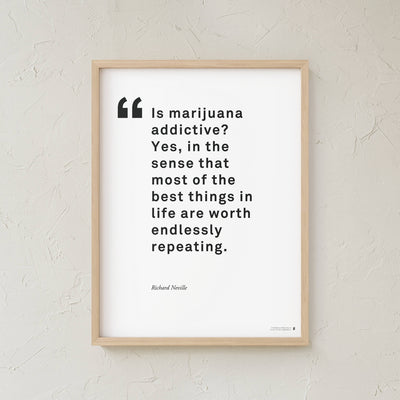 GoldLeaf Richard Neville Quote Art Print Best Sales Price - Art Prints