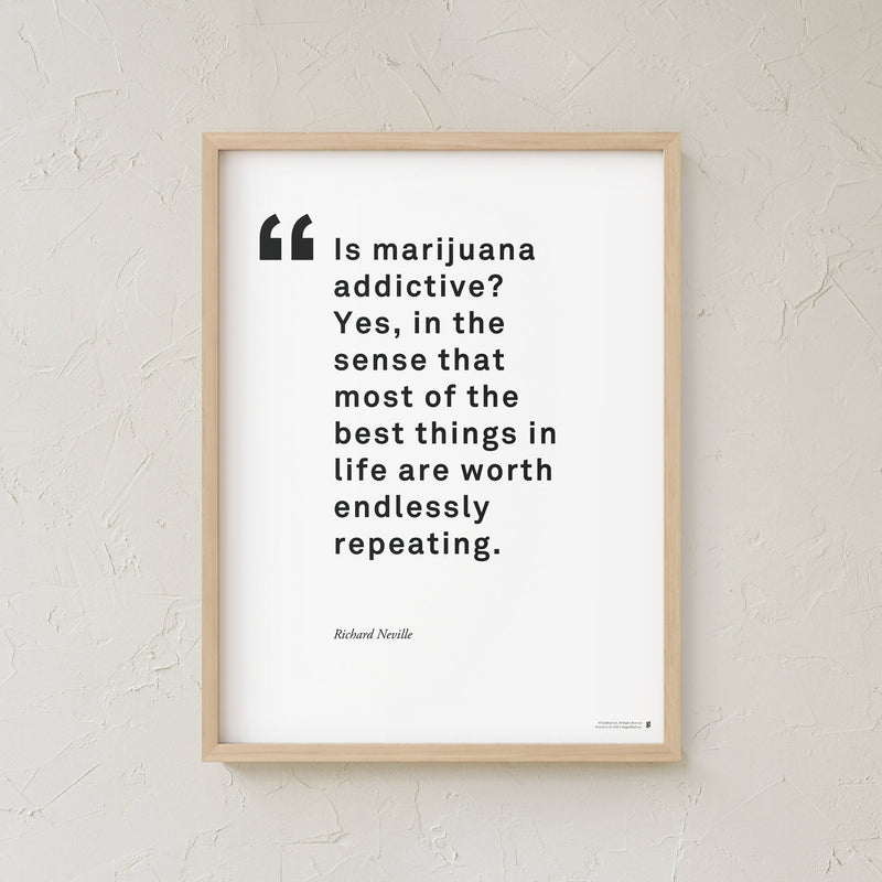 GoldLeaf Richard Neville Quote Art Print Best Sales Price - Art Prints