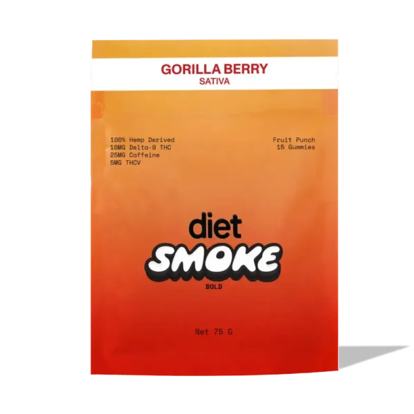 Diet Smoke Gorilla Berry Punch Gummies Best Sales Price - Gummies