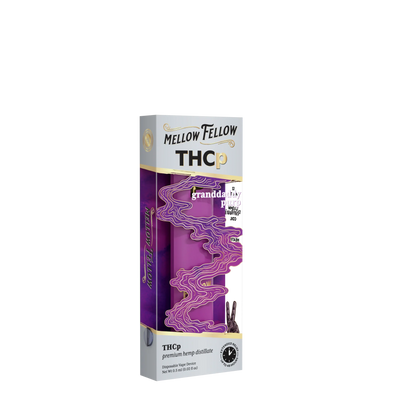 Mellow Fellow THCp 0.5g Disposable Vape - Granddaddy Purp (Indica) Best Sales Price - Vape Pens