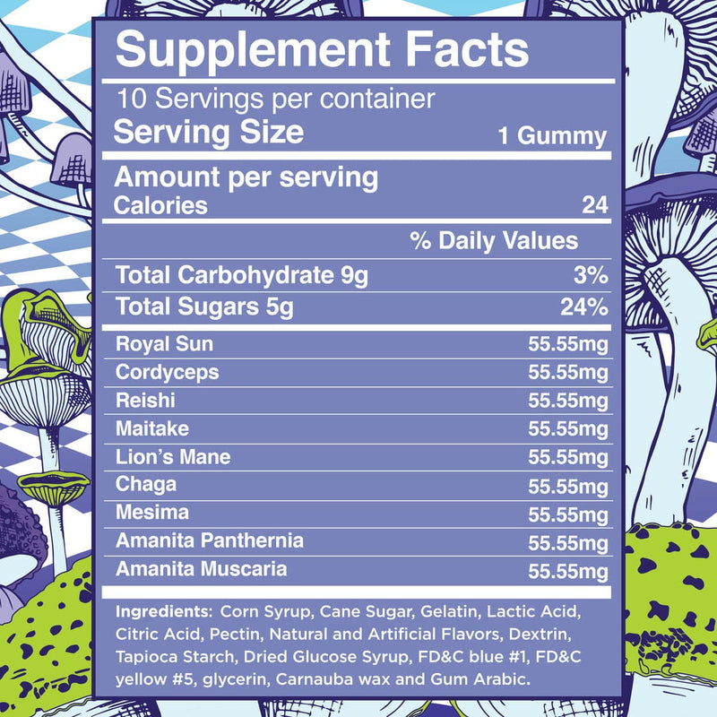 Elyxr Super Mushroom Blend Gummies (5000mg) Best Sales Price - Gummies