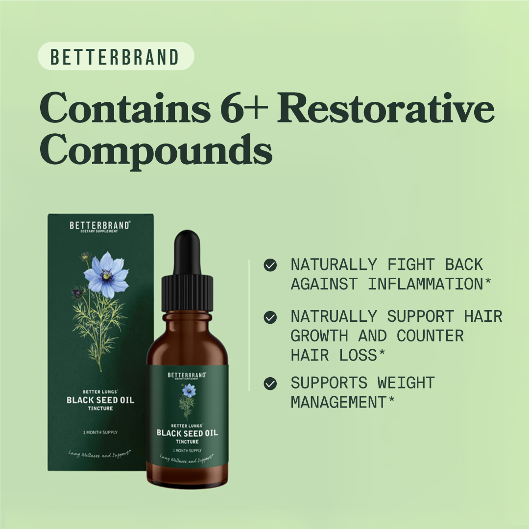 BetterLungs® Black Seed Oil Tincture