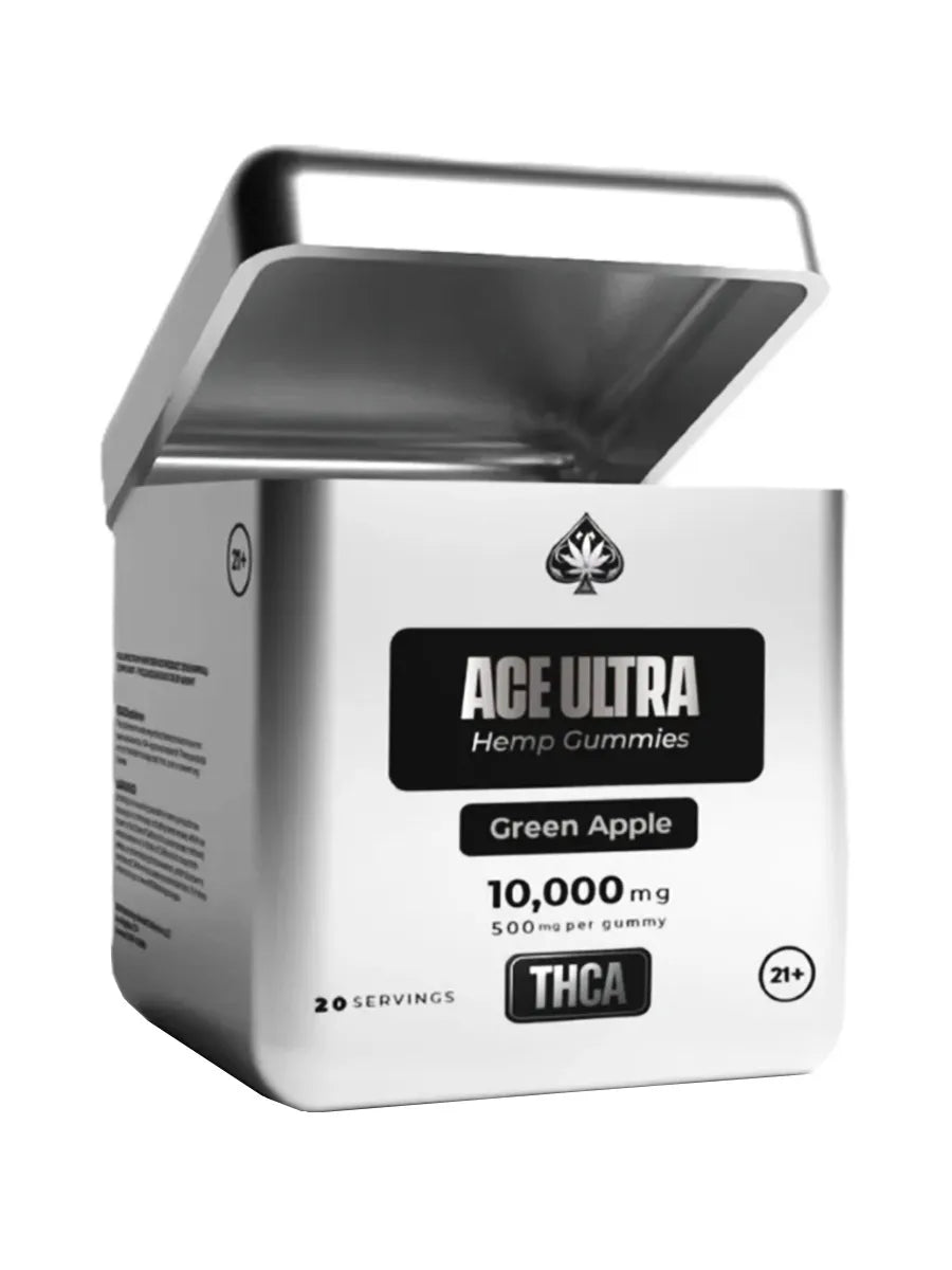 Green Apple Ace Ultra THCA Gummies 20ct 500mg