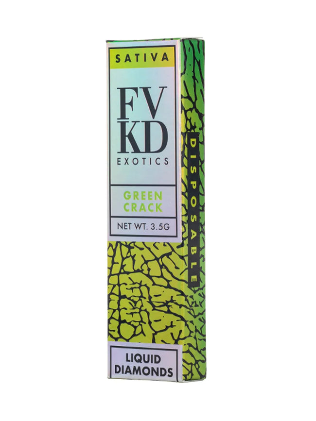 Green Grack FVKD Exotics THC-A Rosin Disposable 3.5G Best Sales Price - Vape Pens