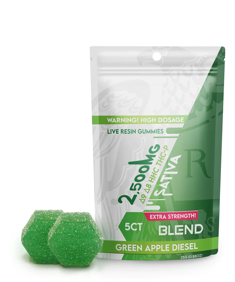 Blend Live Resin Delta 9 + THCP Blend Gummies 2500mg - 15000mg Best Sales Price - Gummies