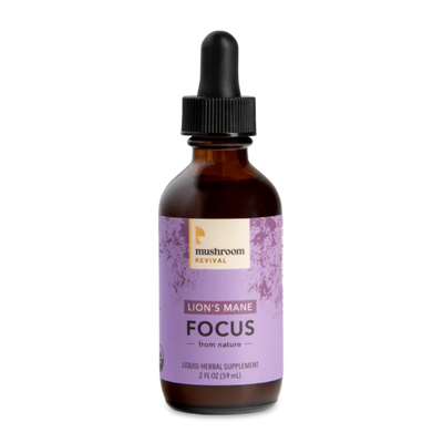 Mushroom Revival Focus Lion's Mane Tincture Best Sales Price - Tincture Oil