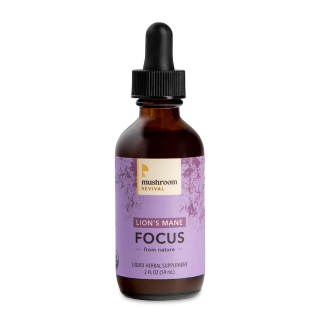 Mushroom Revival Focus Lion's Mane Tincture Best Sales Price - Tincture Oil