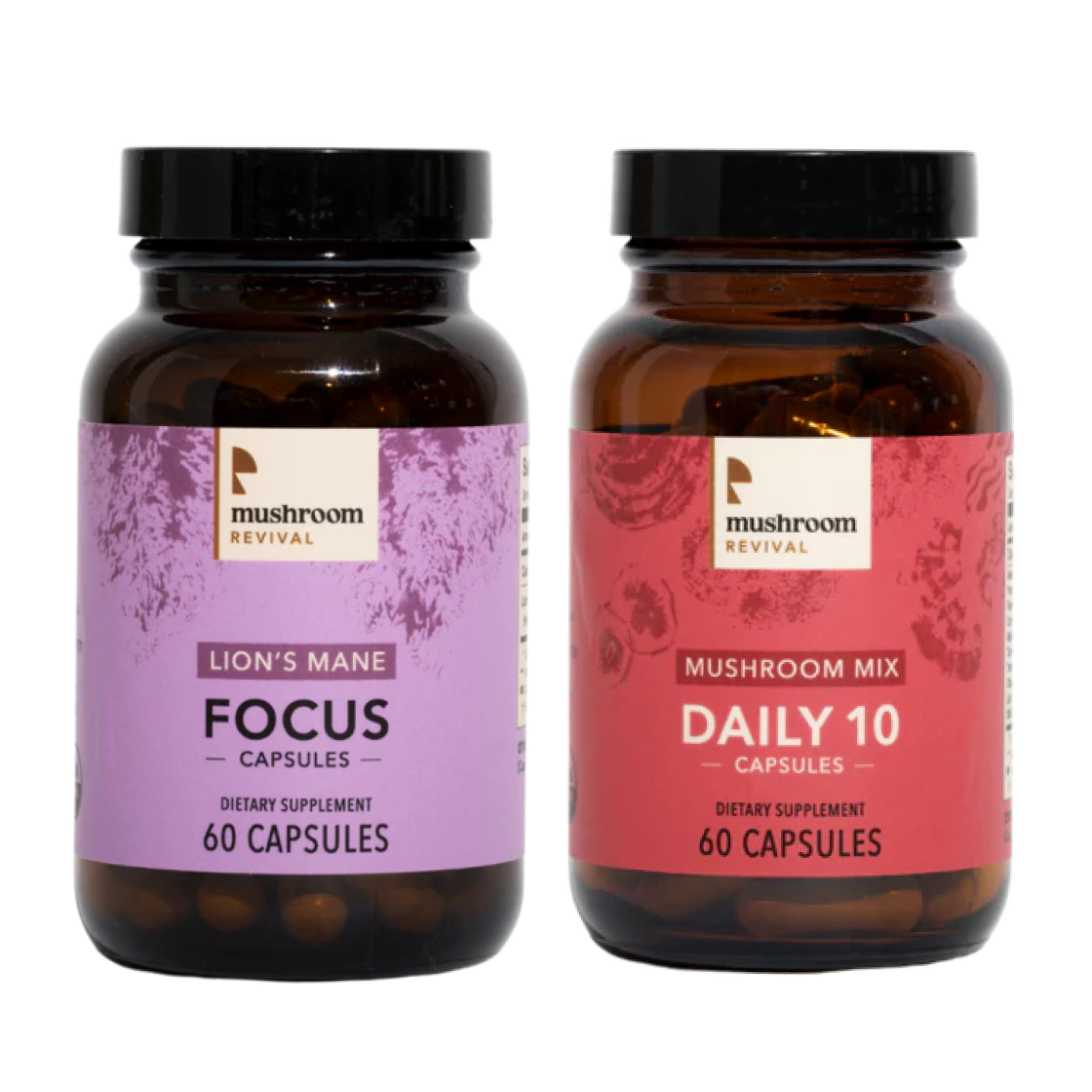 Mushroom Revival Focused & Healthy Mushroom Capsules Best Sales Price - Edibles