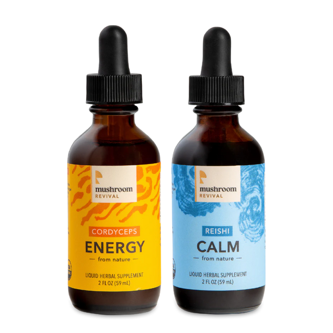 Mushroom Revival AM+PM Mushroom Tinctures Best Sales Price - Tincture Oil