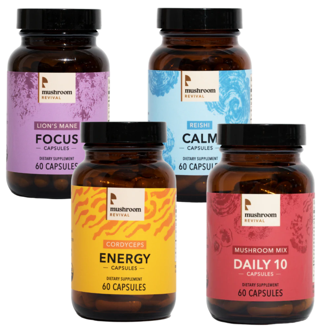 Mushroom Revival Mushroom Capsules Starter Kit Best Sales Price - Edibles