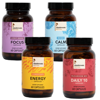 Mushroom Revival Mushroom Capsules Starter Kit Best Sales Price - Edibles