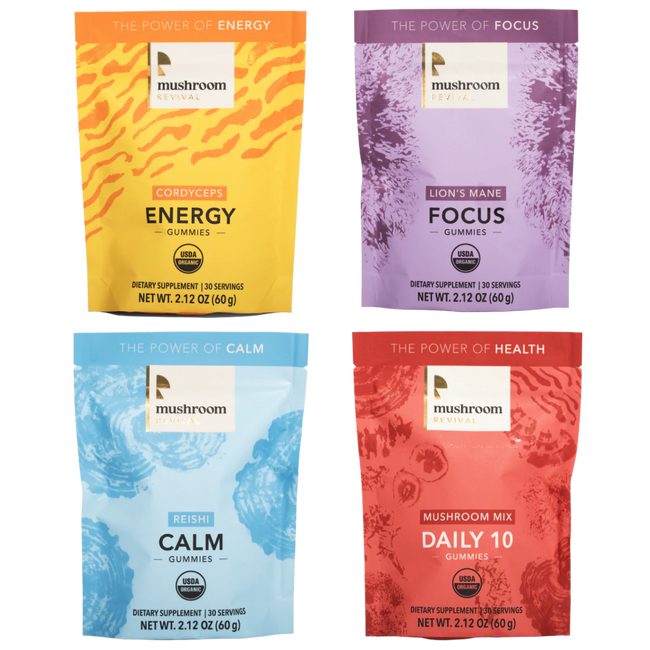 Mushroom Revival Mushroom Gummies Starter Kit Best Sales Price - Gummies