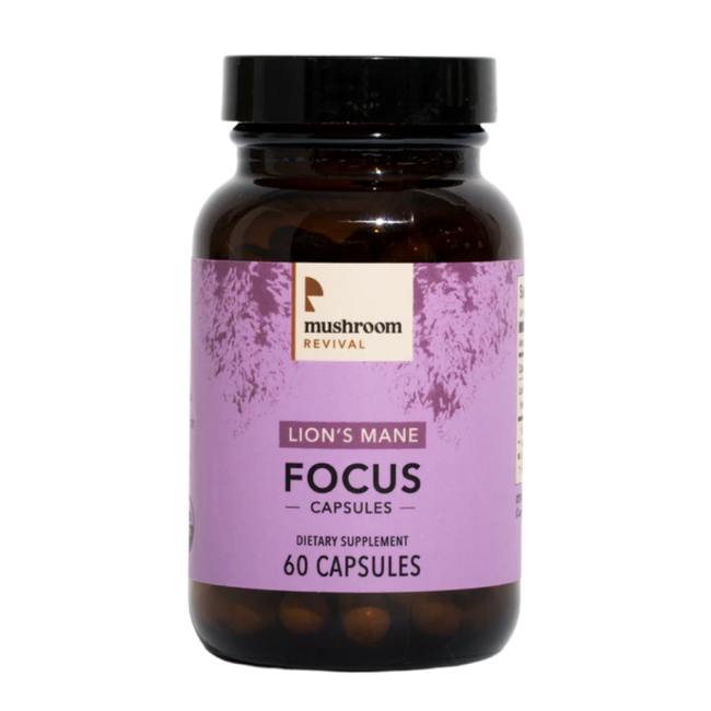 Mushroom Revival Focus Lion's Mane Capsules Best Sales Price - Edibles