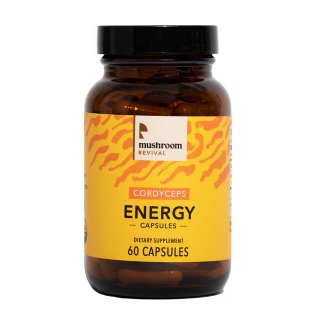 Mushroom Revival Energy Cordyceps Capsules Best Sales Price - Edibles