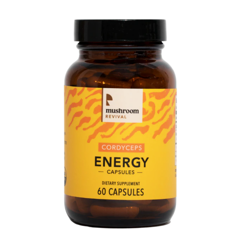 Mushroom Revival Energy Cordyceps Capsules Best Sales Price - Edibles