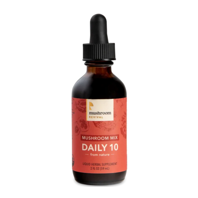 Mushroom Revival Daily 10 Mix Mushroom Tincture Best Sales Price - Tincture Oil