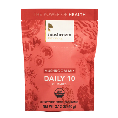 Mushroom Revival Daily 10 Mix Mushroom Gummies Best Sales Price - Gummies