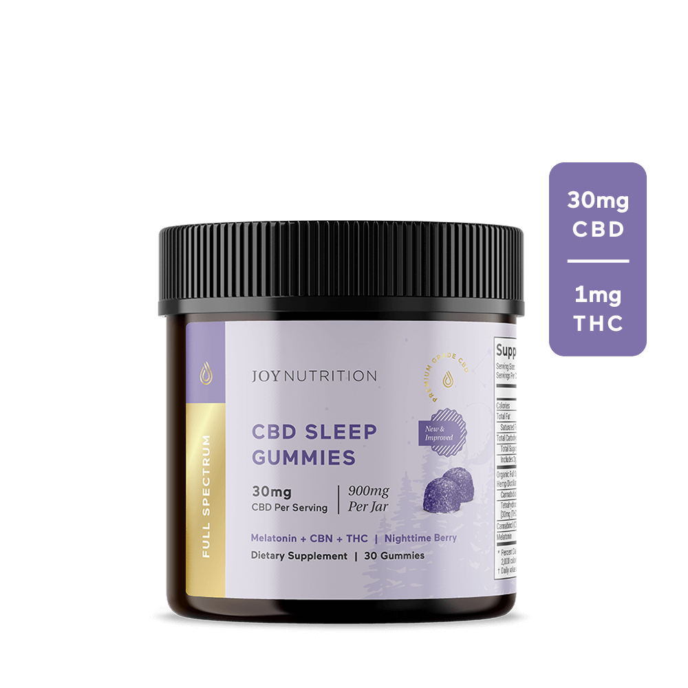 Joy Organics CBD Sleep Gummies (30mg CBD + 3mg CBN)