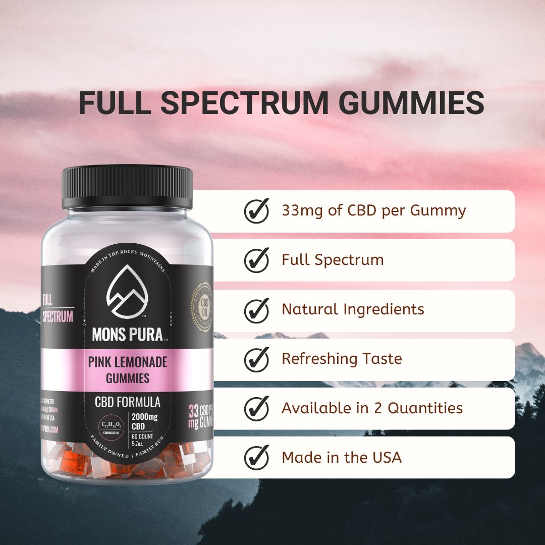 Mons Pura Pink Lemonade Gummies