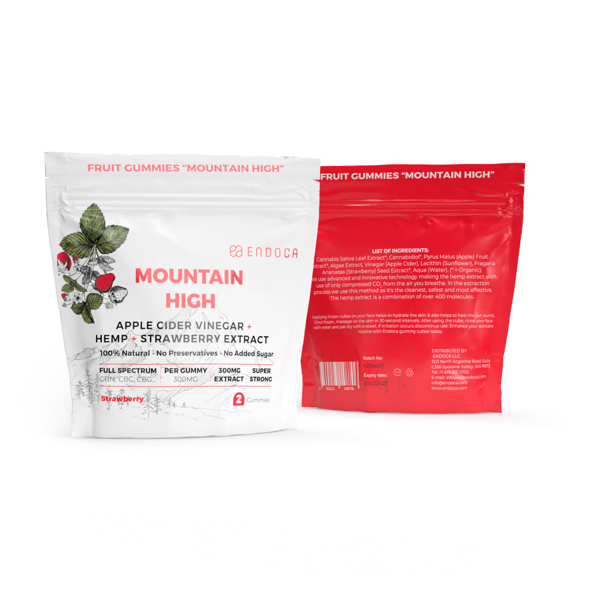 Endoca Mountain High Gummies 2pcs