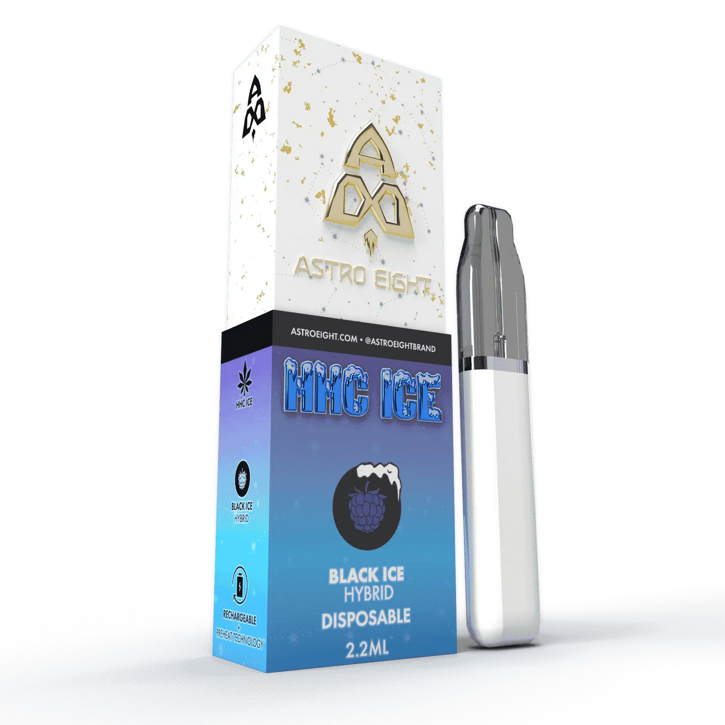 Astro Eight | HHC Ice Rechargeable Disposable - 2.2mL Best Sales Price - Vape Pens