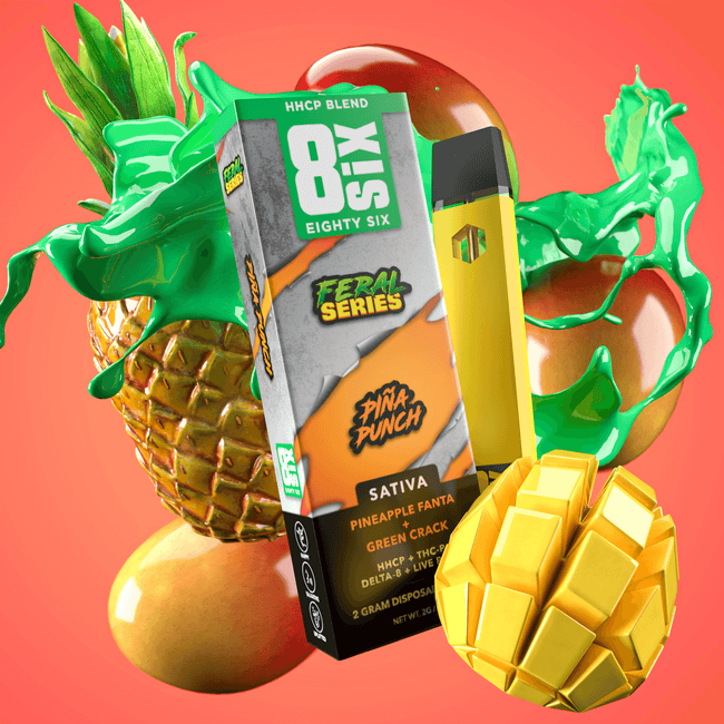 Eighty Six Piña Punch HHC-P 2G Disposable (Pineapple Fanta)