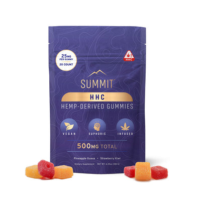 25mg HHC Gummies - 20ct by Summit THC Best Sales Price - Gummies