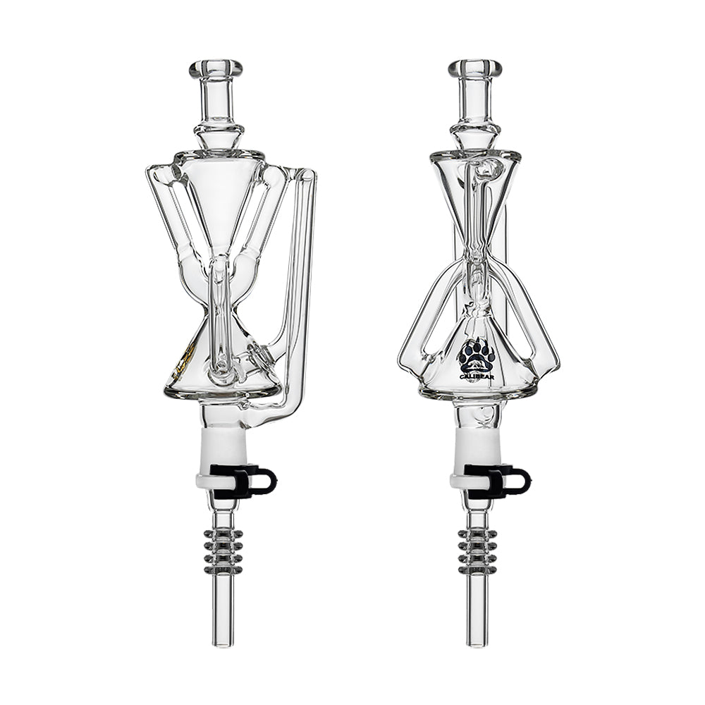 Hourglass Recycler Glass Nectar Collector