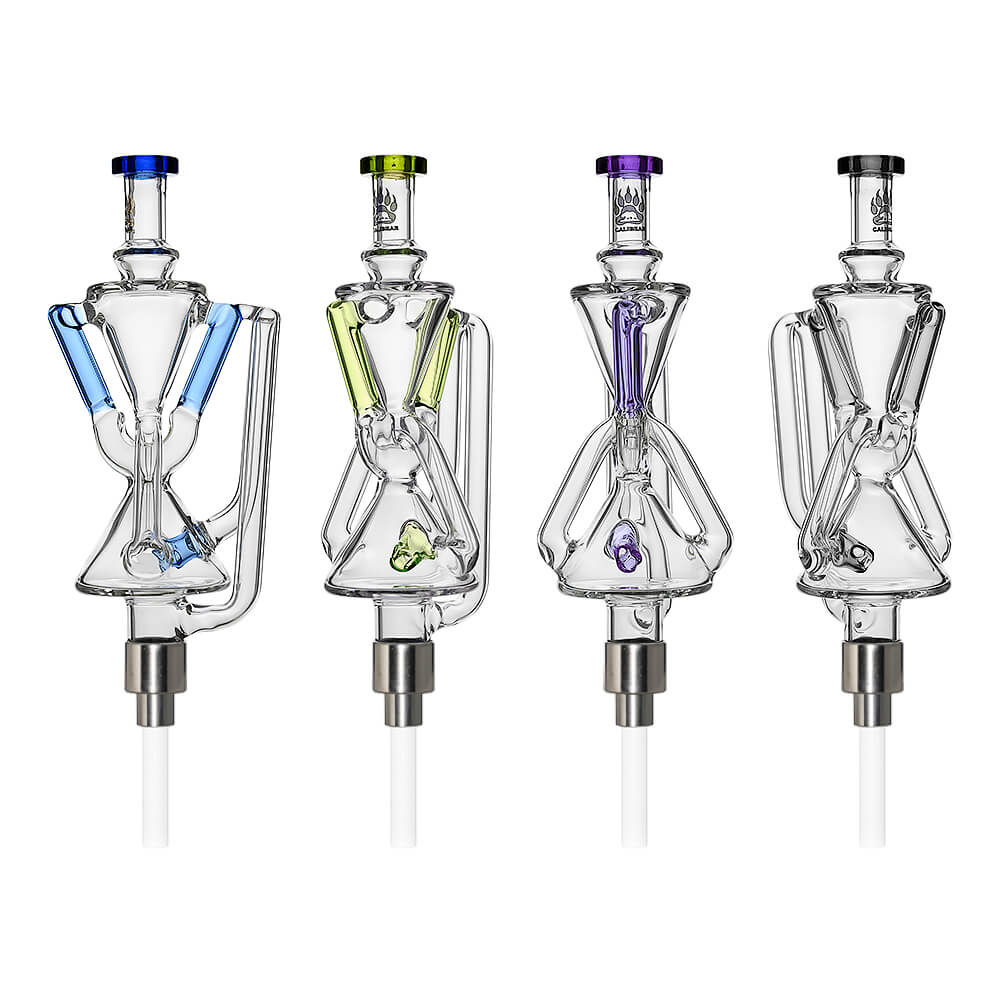Hourglass Recycler Glass Nectar Collector