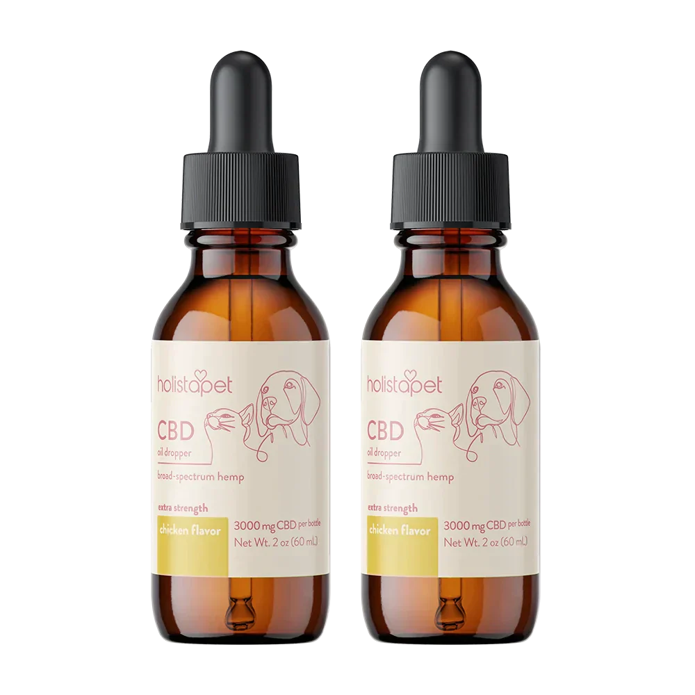 Holistapet Chicken Flavored CBD Oil For Dogs