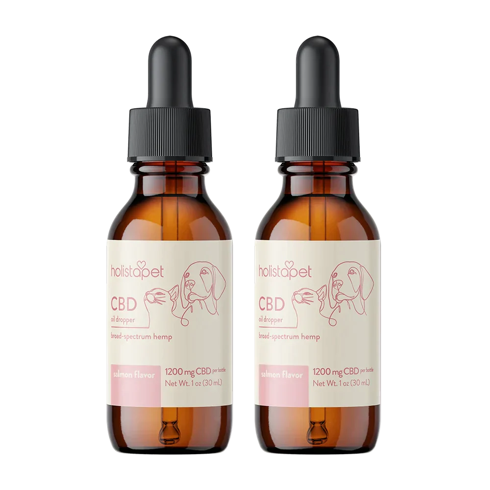 Holistapet Salmon Flavored CBD Oil For Dogs