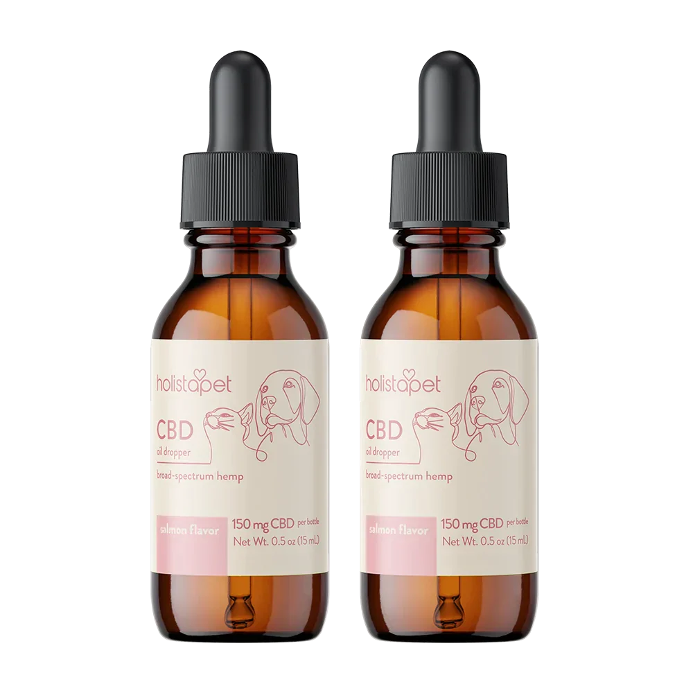 Holistapet Salmon Flavored CBD Oil For Dogs