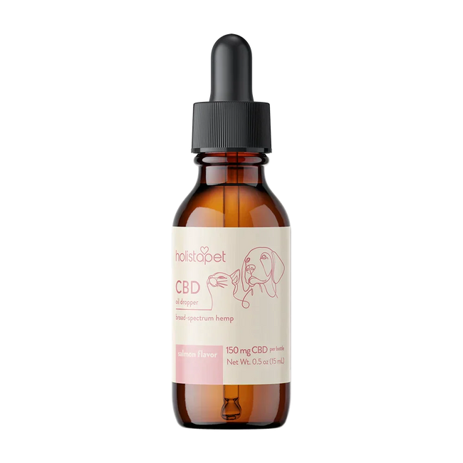 Holistapet Salmon Flavored CBD Oil For Cats