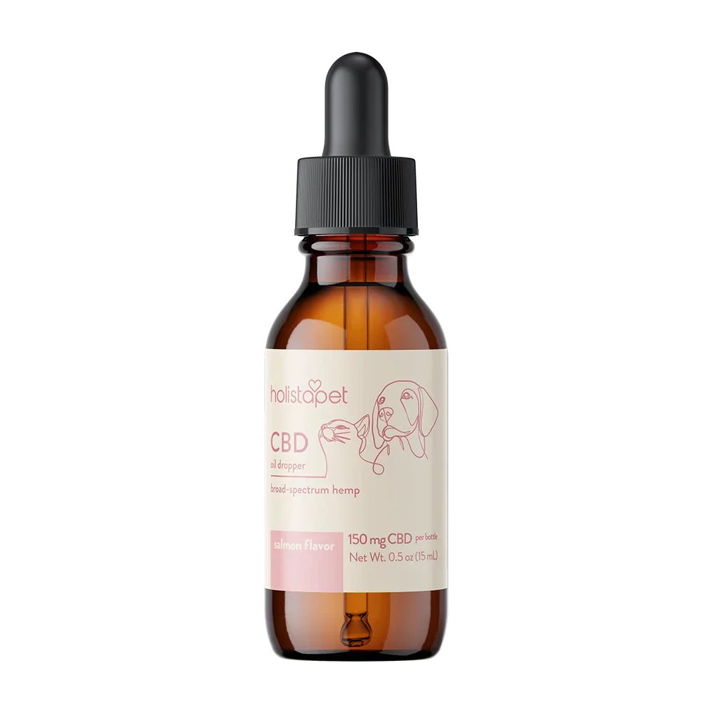 Holistapet Salmon Flavored CBD Oil For Dogs