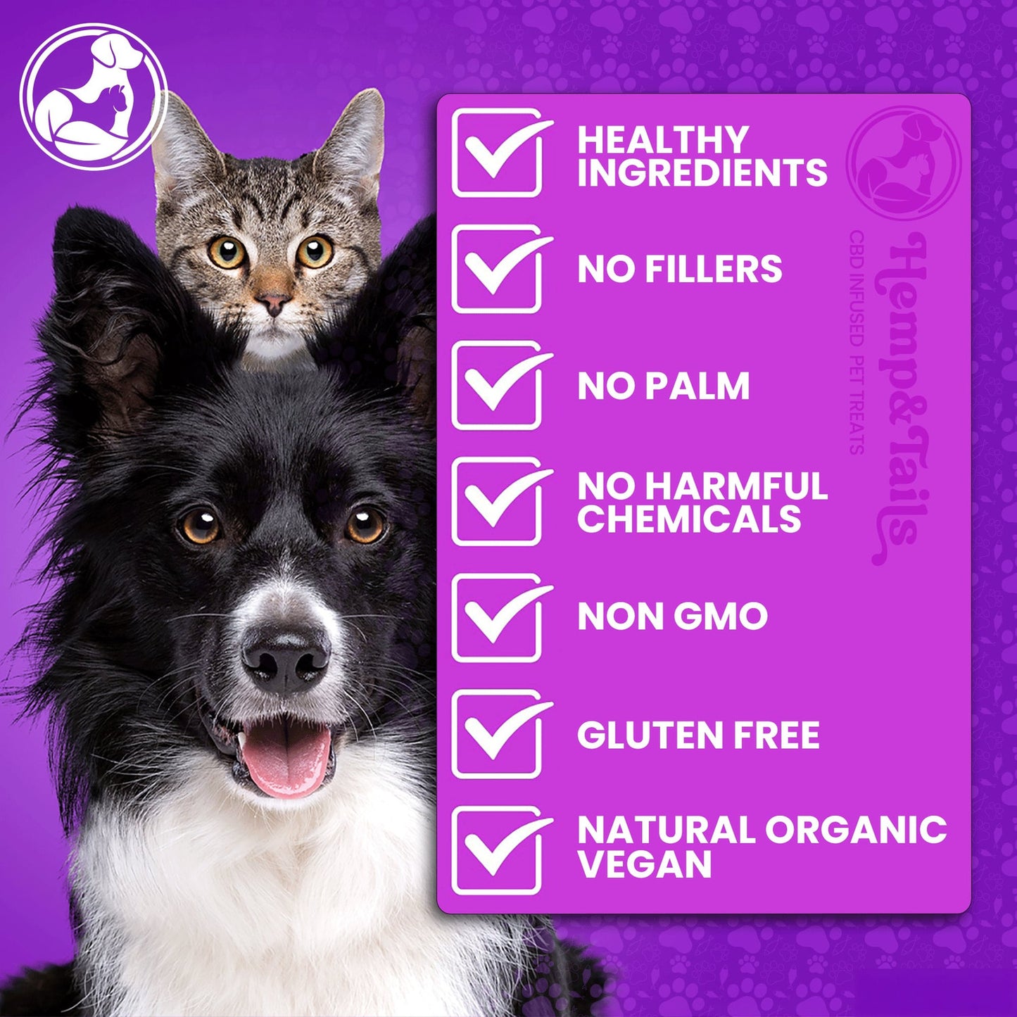 Hemp & Tails Dog Treats - Skin & Coat - Lamb Bites Best Sales Price - Pet CBD